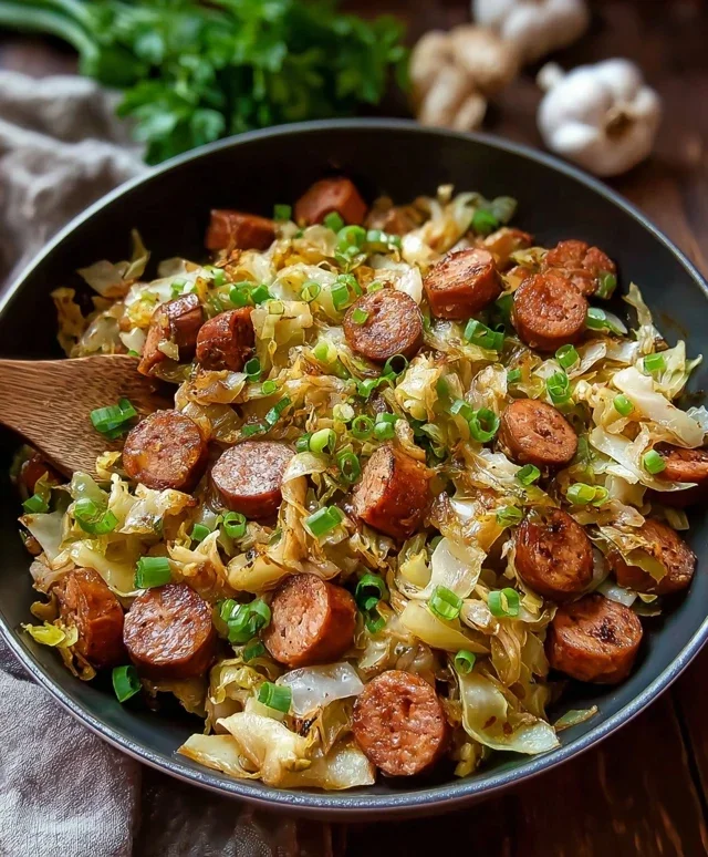Easy Sausage and Cabbage Stir Fry