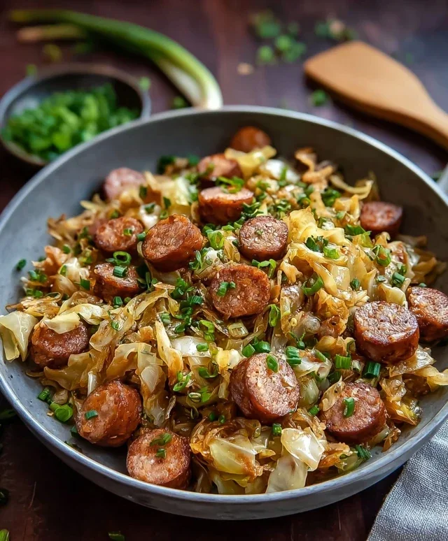Easy Sausage and Cabbage Stir Fry