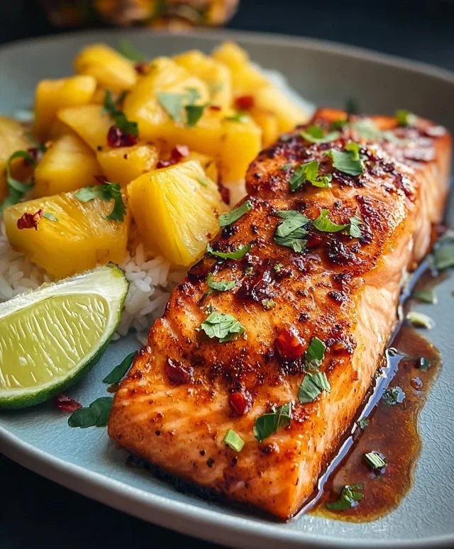 Pineapple Chipotle Salmon